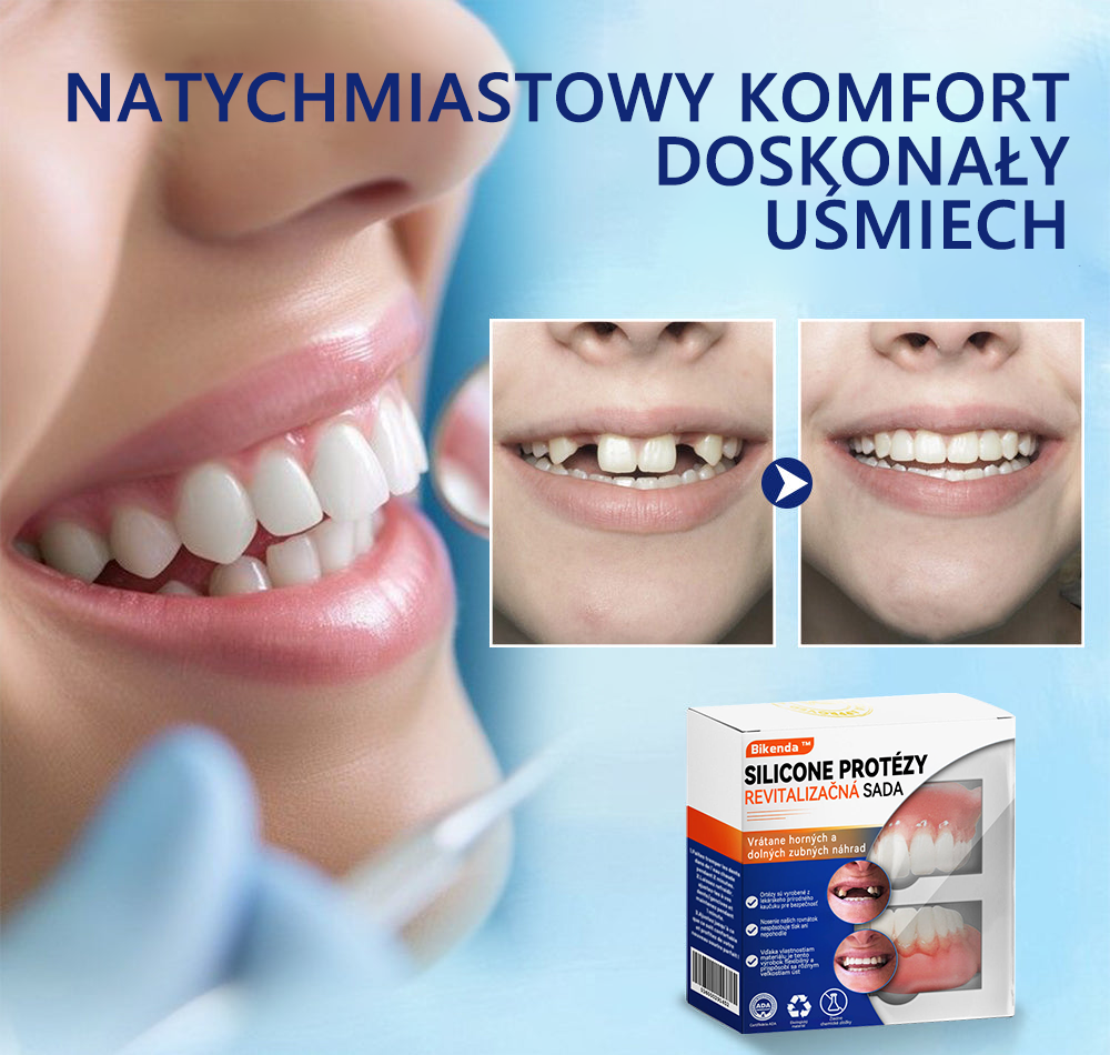 Bikenda™ Silikonowy Zestaw Do Mierzenia Protez 🧨🧨 (👩🔬 Zgodny z CED, zatwierdzony przez profesjonalnych dentystów)