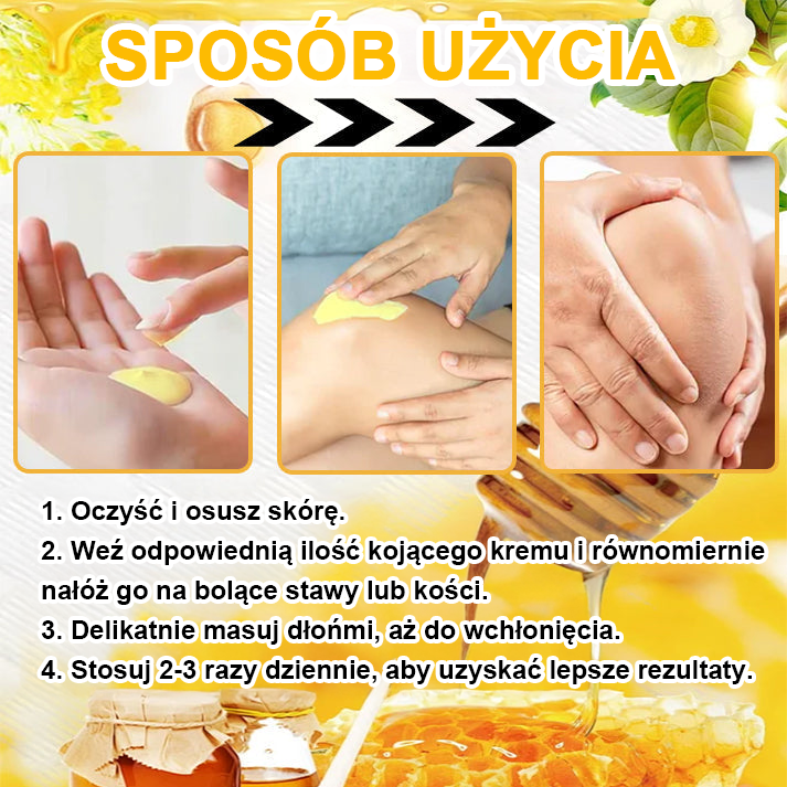 ArthroEase™ Krem z Jadem Pszczelim na Zapalenie Stawów (Szczególnie dla osób starszych, zalecany przez AAOS)🐝🎁