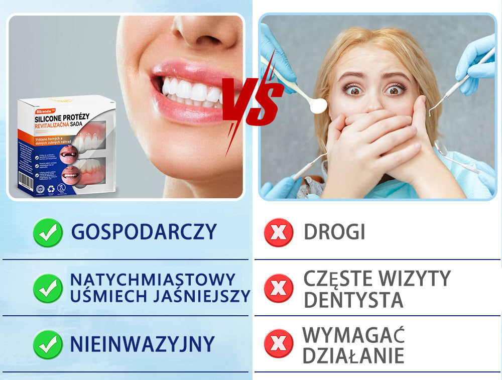 Bikenda™ Silikonowy Zestaw Do Mierzenia Protez 🧨🧨 (👩🔬 Zgodny z CED, zatwierdzony przez profesjonalnych dentystów)
