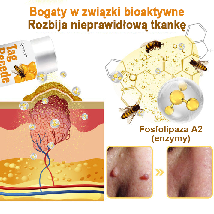 【💗płatność przy odbiorze (COD)💗】Spray do usuwania brodawek i półpaśca z jadem pszczelim (👨⚕Polecane przez AAD) 🐝(Ostatni dzień - 80% zniżki)🔥