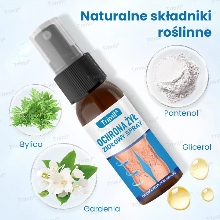 Trimil® Ziołowy Spray na Ochronę Żył – ✅Klinicznie udowodniono, że eliminuje żylaki w zaledwie 7 dni!🌿