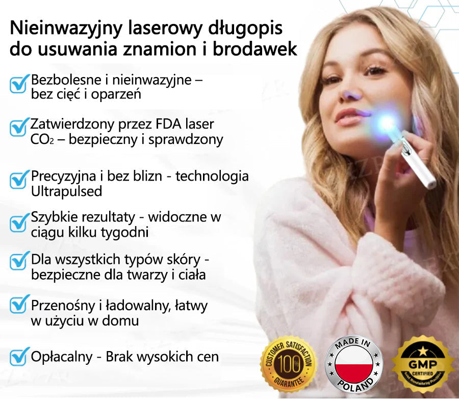 Bikenda® nieinwazyjny laserowy długopis do usuwania znamion i brodawek ✨