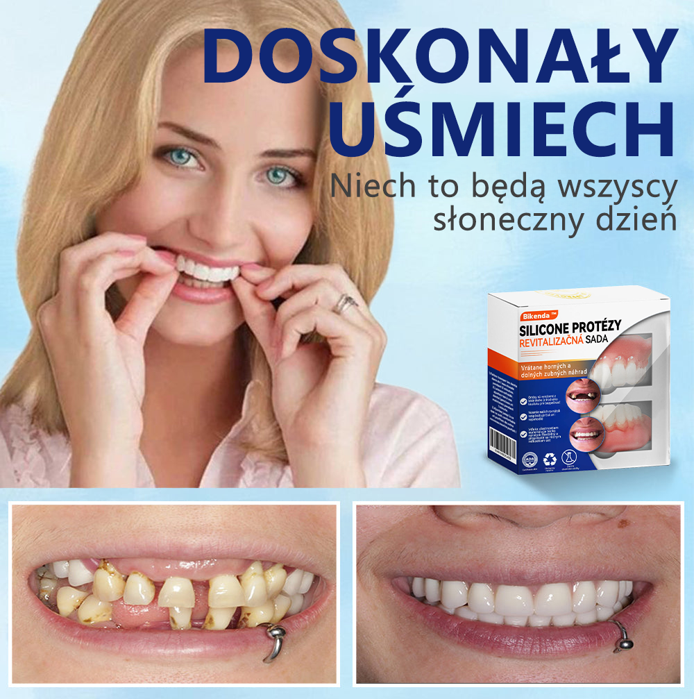 Bikenda™ Silikonowy Zestaw Do Mierzenia Protez 🧨🧨 (👩🔬 Zgodny z CED, zatwierdzony przez profesjonalnych dentystów)