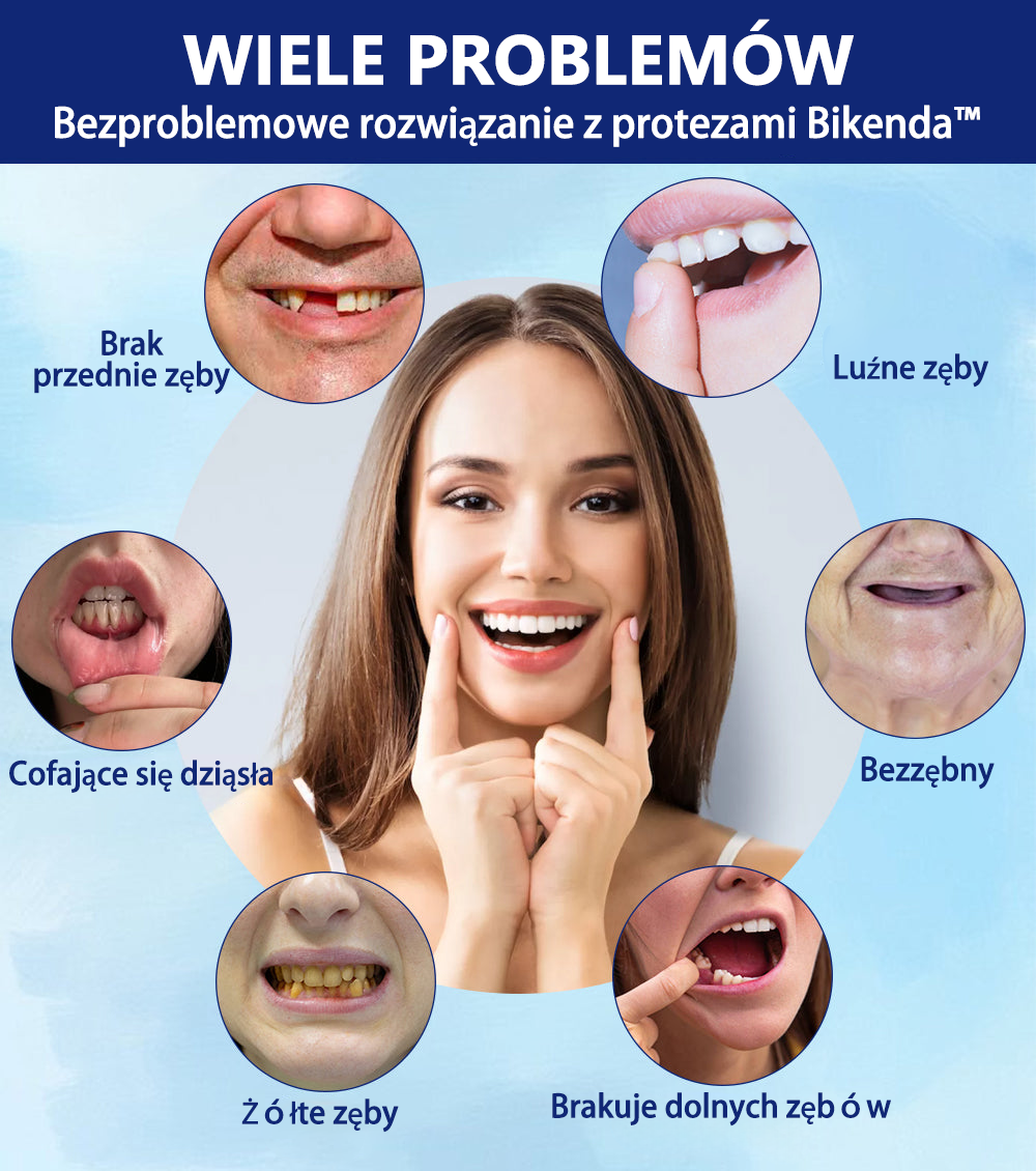 Bikenda™ Silikonowy Zestaw Do Mierzenia Protez 🧨🧨 (👩🔬 Zgodny z CED, zatwierdzony przez profesjonalnych dentystów)