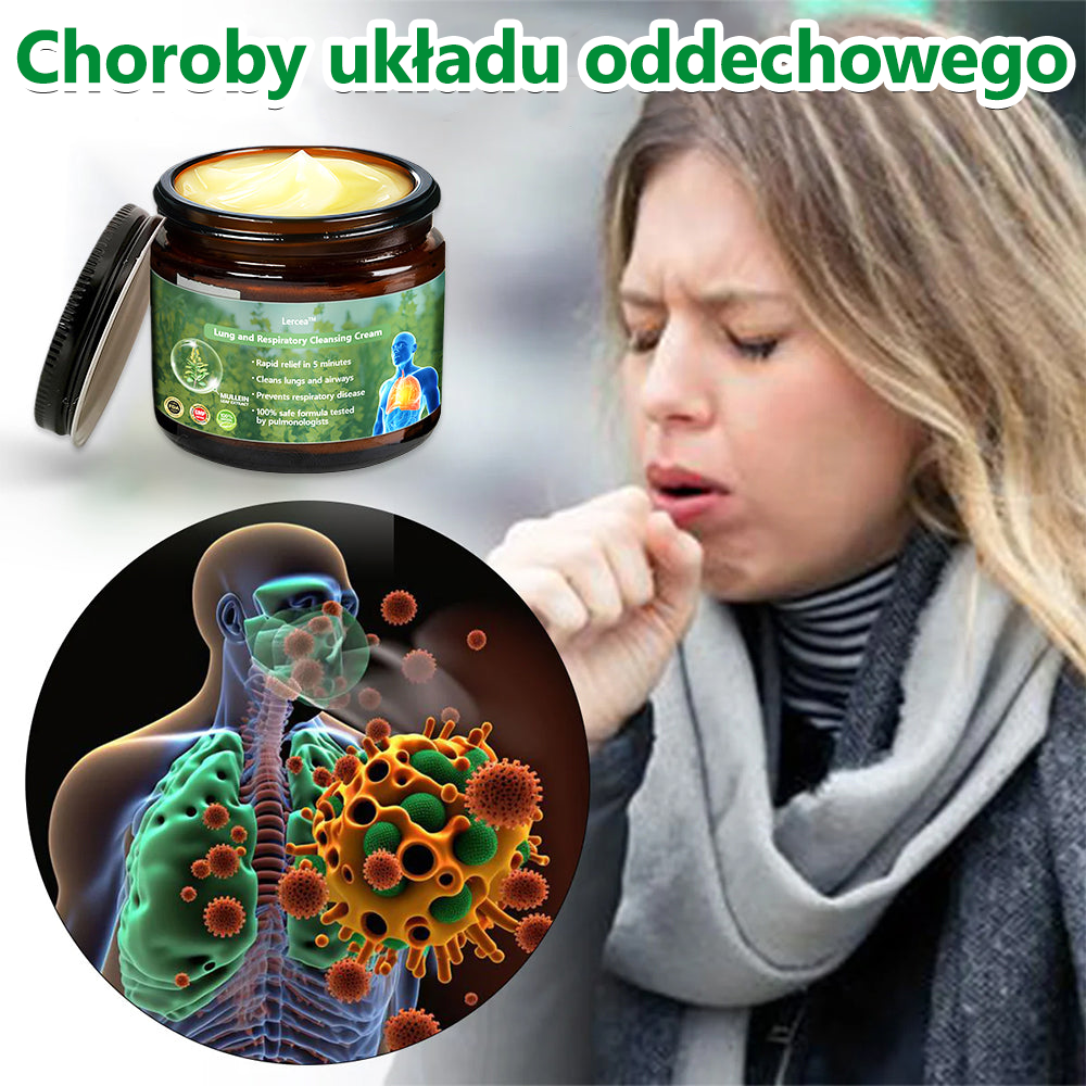 [Oficjalny sklep marki] 👨‍⚕️Lercea™ Ekskluzywny Balsam Naprawczy dla Płuc (☘️Polecany przez specjalistów od płuc☘️)