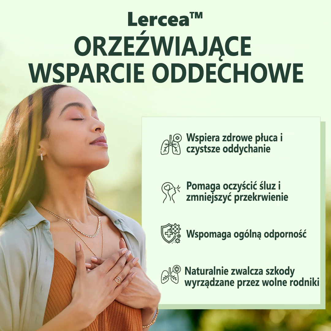 [Oficjalny sklep marki] 👨‍⚕️Lercea™ Ekskluzywny Balsam Naprawczy dla Płuc (☘️Polecany przez specjalistów od płuc☘️)