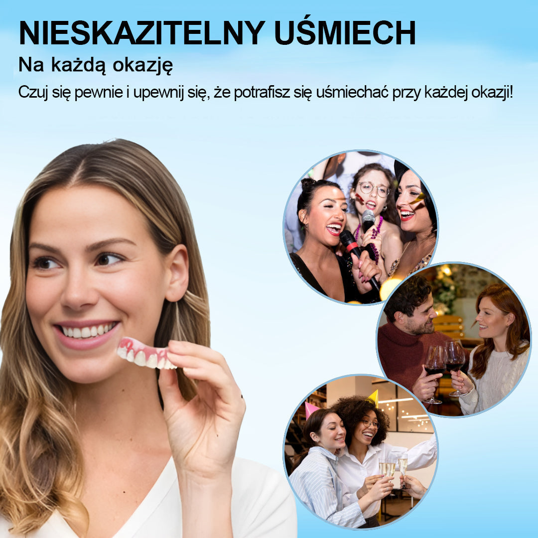 👍 [ADA Zalecane] 🌿🦷𝗦𝗺𝗶𝗹𝗲𝗵𝗽𝘆™ Zestaw do przewód protez silikonowych