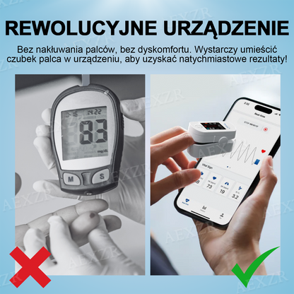 Nowa generacja inteligentnego, wielofunkcyjnego, nieinwazyjnego laserowego miernika poziomu glukozy we krwi 👩‍💼[99,9% dokładności]🍀