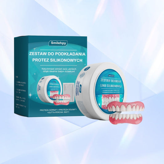👍 [ADA Zalecane] 🌿🦷𝗦𝗺𝗶𝗹𝗲𝗵𝗽𝘆™ Zestaw do przewód protez silikonowych