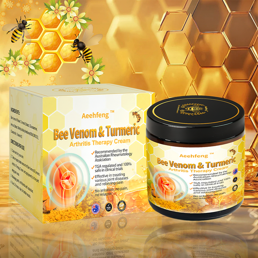 𝐀𝐞𝐞𝐡𝐟𝐞𝐧𝐠™ Krem terapeutyczny na zapalenie stawów z jadem pszczelim i kurkumą(👩‍🔬𝐒𝐩𝐞𝐜𝐣𝐚𝐥𝐢𝐳𝐮𝐣𝐞 𝐬𝐢𝐞̨ 𝐰 𝐥𝐞𝐜𝐳𝐞𝐧𝐢𝐮 𝐬𝐜𝐡𝐨𝐫𝐳𝐞𝐧́ 𝐨𝐫𝐭𝐨𝐩𝐞𝐝𝐲𝐜𝐳𝐧𝐲𝐜𝐡 𝐢 𝐛𝐨́𝐥𝐮 𝐬𝐭𝐚𝐰𝐨́𝐰👩‍🔬)