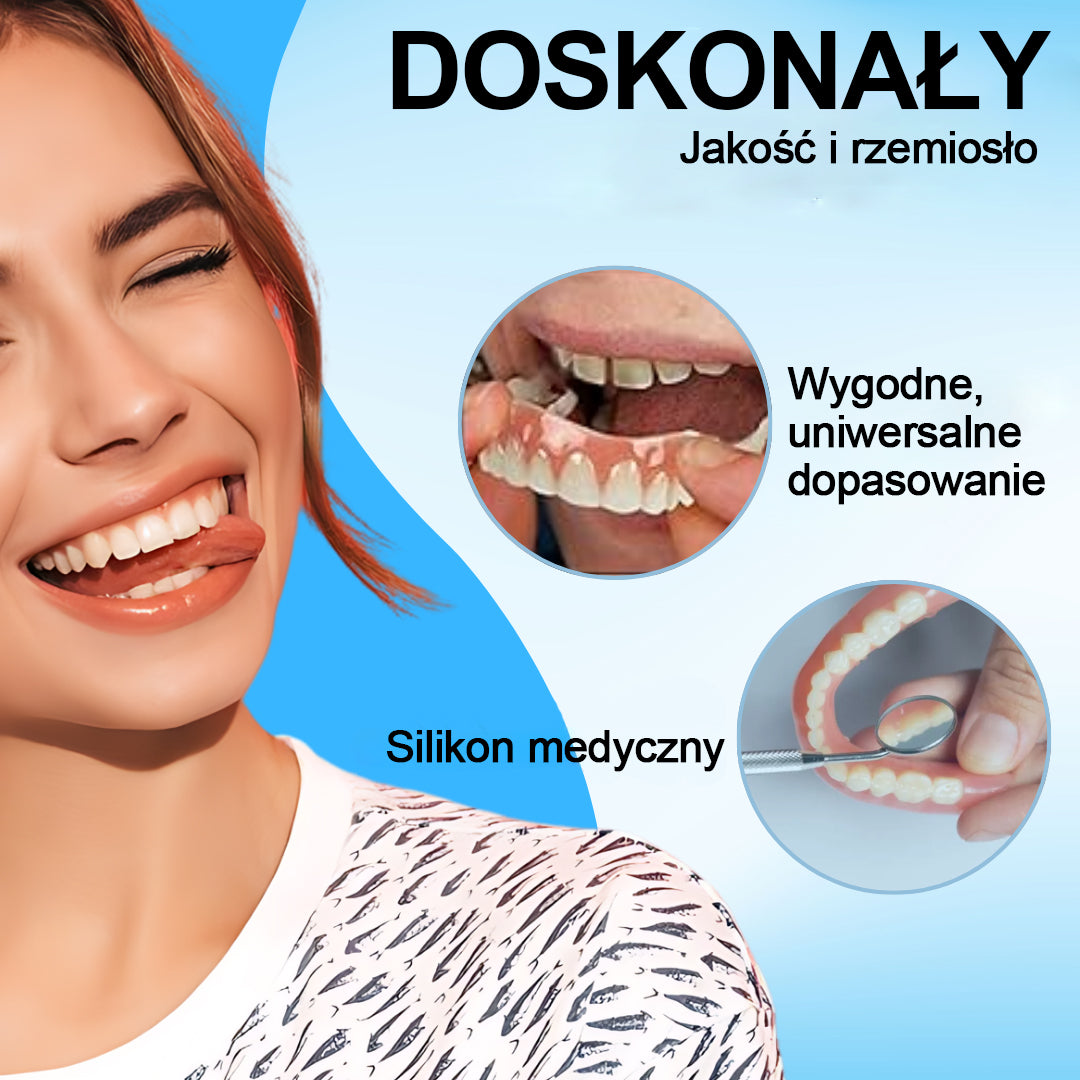 👍 [ADA Zalecane] 🌿🦷𝗦𝗺𝗶𝗹𝗲𝗵𝗽𝘆™ Zestaw do przewód protez silikonowych