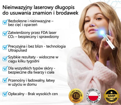 Bikenda® nieinwazyjny laserowy długopis do usuwania znamion i brodawek ✨