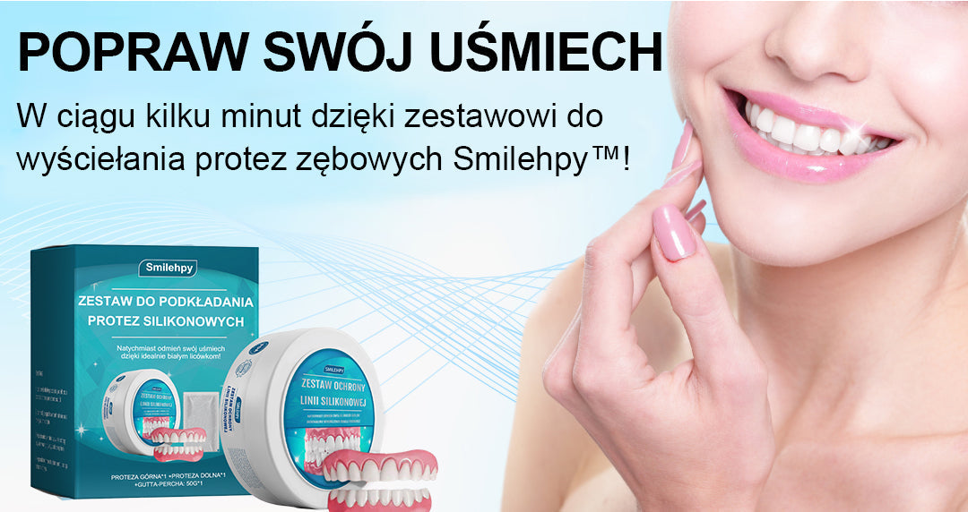 👍 [ADA Zalecane] 🌿🦷𝗦𝗺𝗶𝗹𝗲𝗵𝗽𝘆™ Zestaw do przewód protez silikonowych