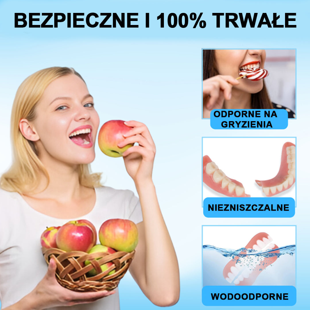 👍 [ADA Zalecane] 🌿🦷𝗦𝗺𝗶𝗹𝗲𝗵𝗽𝘆™ Zestaw do przewód protez silikonowych