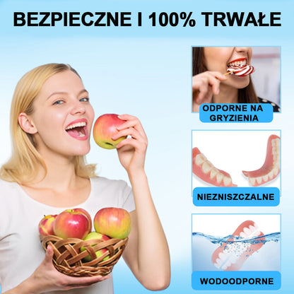 👍 [ADA Zalecane] 🌿🦷𝗦𝗺𝗶𝗹𝗲𝗵𝗽𝘆™ Zestaw do przewód protez silikonowych