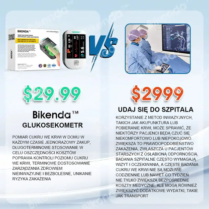 Bikenda™ nowej generacji inteligentny wielofunkcyjny nieinwazyjny laserowy glukometr 👩‍💼[dokładność 99,9%]🍀